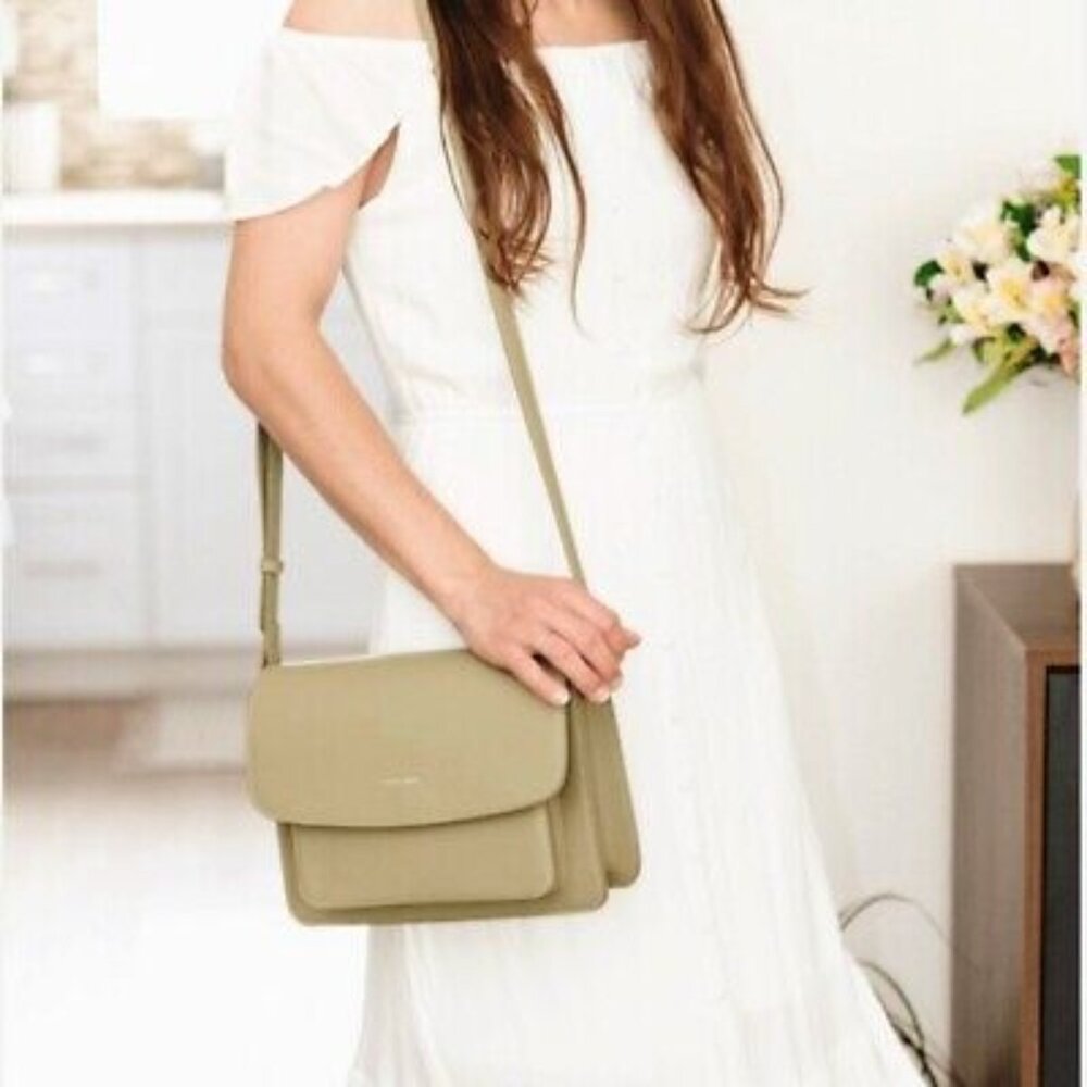 NWT - {Vegan} Purse - Sage Green Zoe Crossbody - Pixie Mood